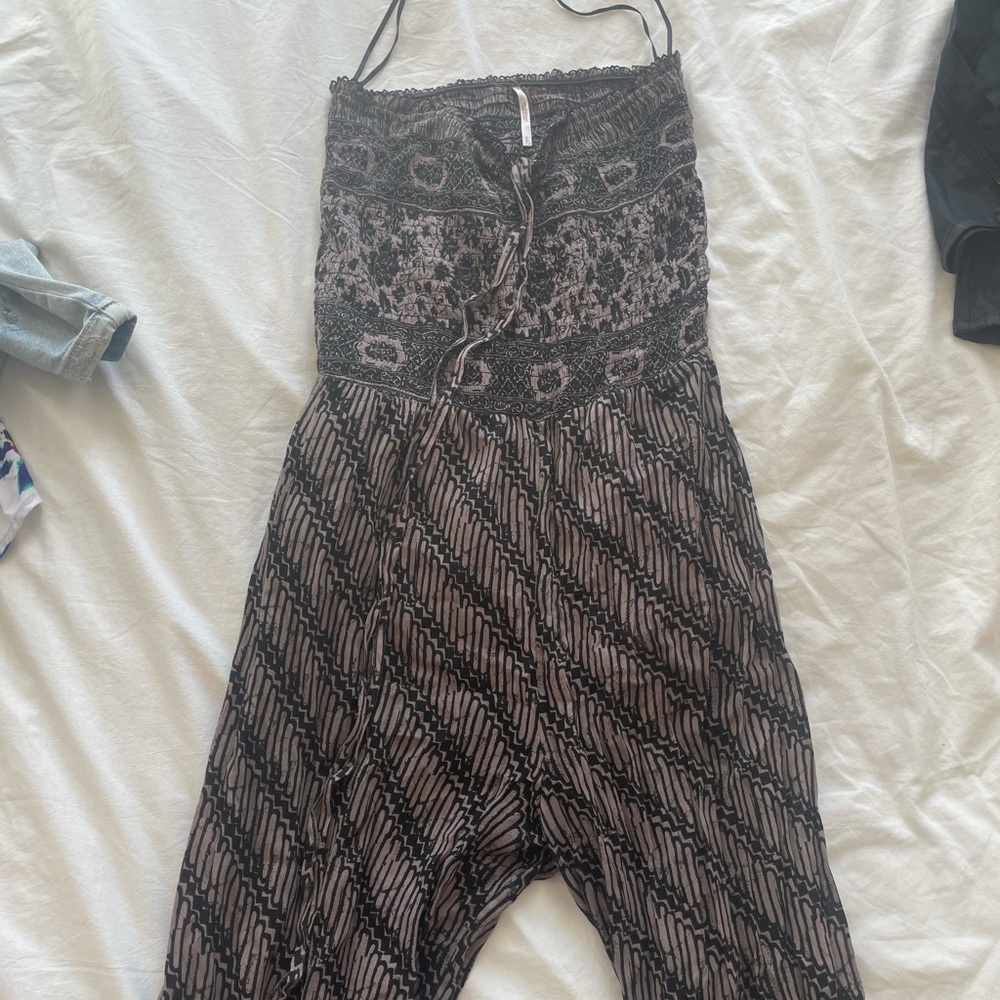 Free people wide leg jumpsuit